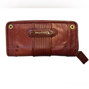 Juicy Couture Vintage Red Leather Wallet